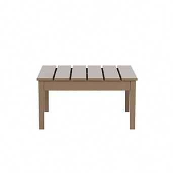 Westintrends Outdoor/patio Modern Adirondack Conversation Table