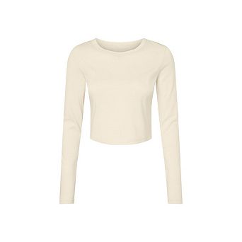 Bella + Canvas Womens/Ladies Long-Sleeved Crop T-Shirt