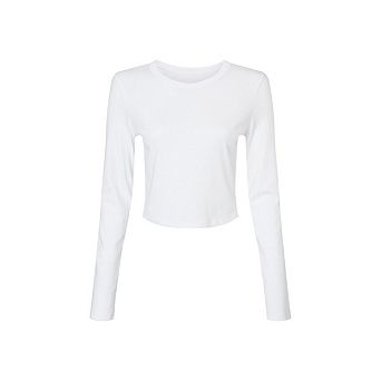 Bella + Canvas Womens/Ladies Long-Sleeved Crop T-Shirt