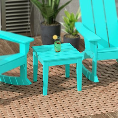 Westintrends Outdoo/ Patio Modern Adirondack Side Table