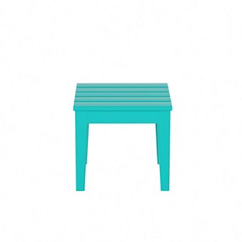 Westintrends Outdoo/ Patio Modern Adirondack Side Table