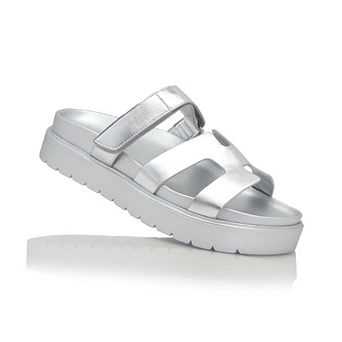 Two-Strap Adjustable Platform Slide Sandals