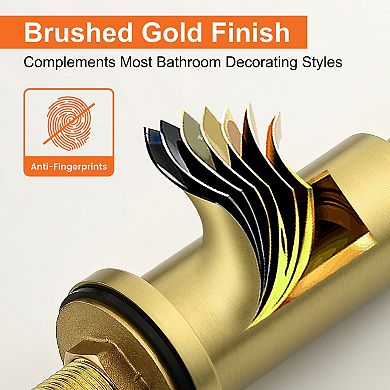 8 in. Widespread Double-Handle Bathroom Faucet with Drain Kit and Built-In Aerator