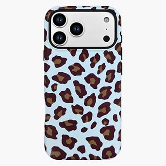 Leopard Print Phone Case Slim Protective Cover Shock Resistant Lightweight Design