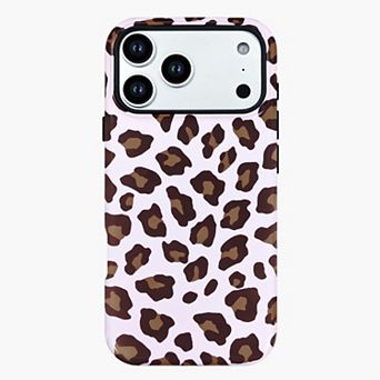 Leopard Print Phone Case Slim Protective Cover Shock Resistant Lightweight Design