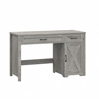 Farmhouse 47" Executive Desk,Computer Desk with Drawers and Storage Cabinet, Home Office Desk