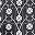 White Floral Black