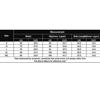 Pinspark Women's Athletic Shorts with Liner Double Layer Gym Shorts for Workout Dancing