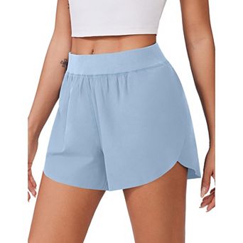 Pinspark Running Shorts for Women High Waisted Athletic Shorts Quick Dry Active Wear Shorts
