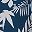 Blue White Floral