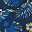 Blue Yellow Floral