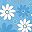 Blue Powder White