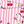 Pink Stripe Teddy Bear