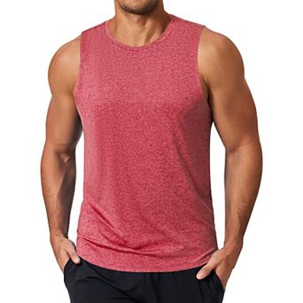 COOFANDY Sleeveless Workout Shirts for Men Dry Fit Moisture Wicking Gym Muscle Athletic Running