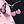 Pink Butterfly Black