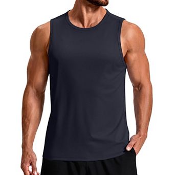 COOFANDY Workout Tank Tops UPF 50+ Quick Dry Muscle Sleeveless Shirts Gym Athletic Running Summer