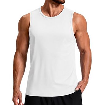 COOFANDY Workout Tank Tops UPF 50+ Quick Dry Muscle Sleeveless Shirts Gym Athletic Running Summer
