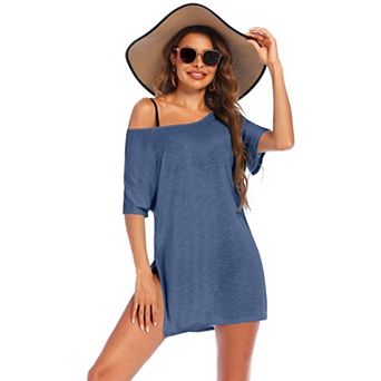 Ekouaer Womens Swimsuit Cover Up Beach Bathing Suit Coverups Short Cover Ups for Swimwear Cover Up