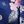 Navy Blue Flamingo