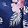 Navy Blue Flamingo
