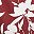 Wine Red White Floral