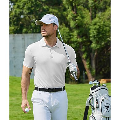 COOFANDY Mens Polo Shirts Golf Moisture Wicking Performance Short Sleeve Casual Tactical Shirts