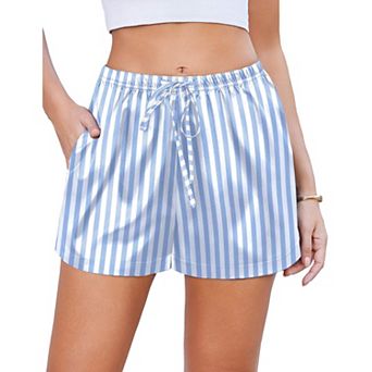 Ekouaer Womens Pajama Short Casual Sleep Shorts Summer Lounge Sleep Pj Short