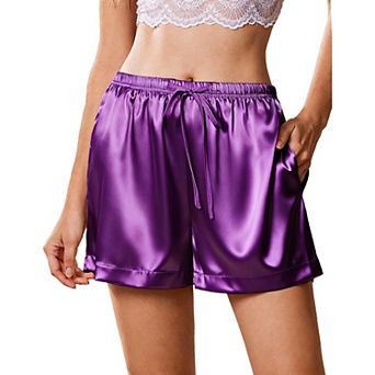 Ekouaer Womens Pajama Short Casual Sleep Shorts Summer Lounge Sleep Pj Short