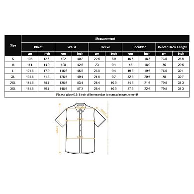 COOFANDY Mens Shirts Short Sleeve Button Down Shirts Casual Textured Summer Beach Shirt