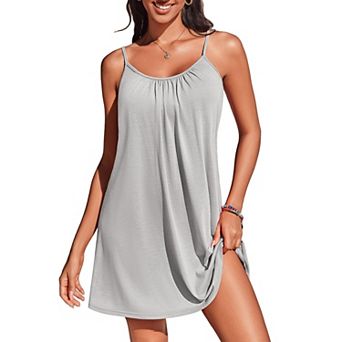 Ekouaer Womens Bathing Suit Cover Up Summer Swim Beach Spaghetti Strap Swimwear Swimsuit