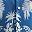 Blue Coconut Tree