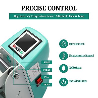 Danolapsi Heat Press Machine with Fast Heating & Adjustable Pressure