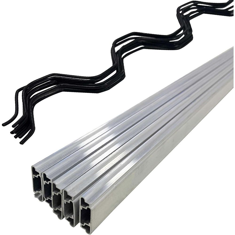 Danolapsi 6.6 Ft Greenhouse Spring Wire and Lock Channel Kit, Aluminum ...