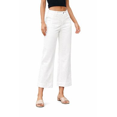 Womens Baggy Flare Denim Jeans