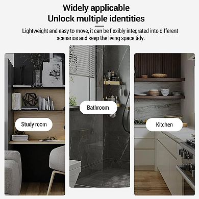 Danolapsi 5-Tier Rolling Cart, Plastic Storage Cart with Handle, Plastic Utility Shelving