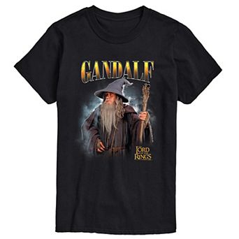 Big & Tall The Lord of the Rings Gandalf Graphic Tee