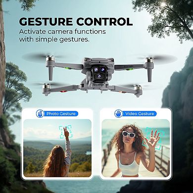 Contixo F23 GPS Drone with HD Camera, 4.3" Screen Remote, 2 x 23 Min Flight, Follow Me, Waypoint