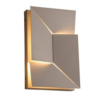 Modern LED Wall Light Geometric Minimalist Sconce with Warm Glow