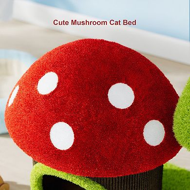 Mushroom Cat Tree Tower