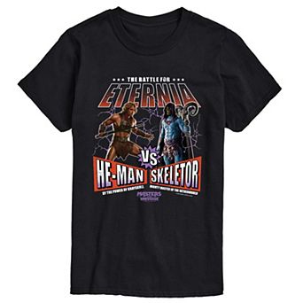 Big & Tall Masters Of The Universe He-Man Vs Skeletor Graphic Tee