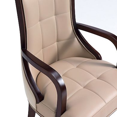 MANHATTAN COMFORT Fifth Avenue Upholstered Wood Dining Chair