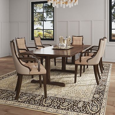 MANHATTAN COMFORT Fifth Avenue Upholstered Wood Dining Chair