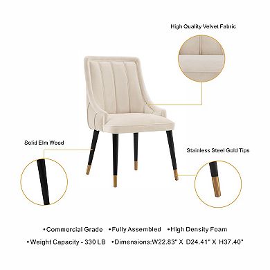 MANHATTAN COMFORT Eda Modern Upholstered Dining Chair