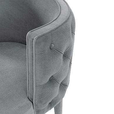 MANHATTAN COMFORT Maya Modern Velvet Upholstered Dining Chair