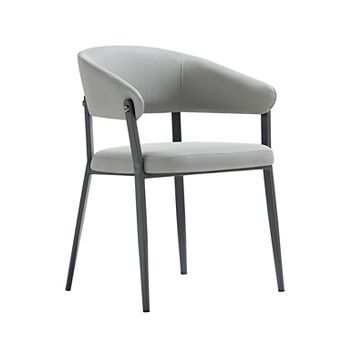MANHATTAN COMFORT Belle Modern Upholstered Metal Dining Chair