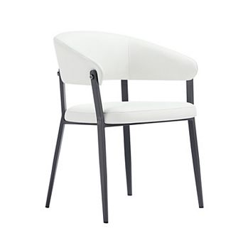 MANHATTAN COMFORT Belle Modern Upholstered Metal Dining Chair