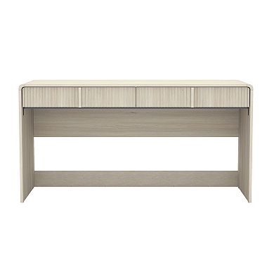 MANHATTAN COMFORT Novara 60-Inch Contemporary 2-Drawer Writing Desk
