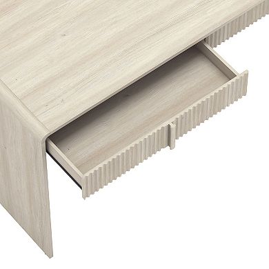 MANHATTAN COMFORT Novara 60-Inch Contemporary 2-Drawer Writing Desk