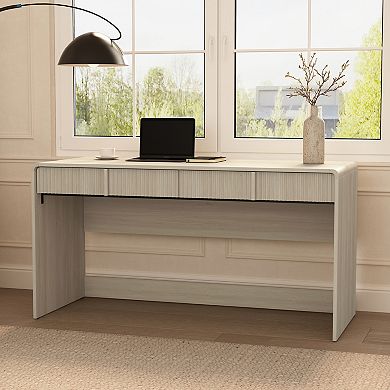 MANHATTAN COMFORT Novara 60-Inch Contemporary 2-Drawer Writing Desk
