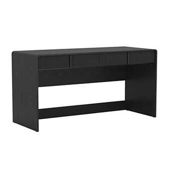 MANHATTAN COMFORT Novara 60-Inch Contemporary 2-Drawer Writing Desk